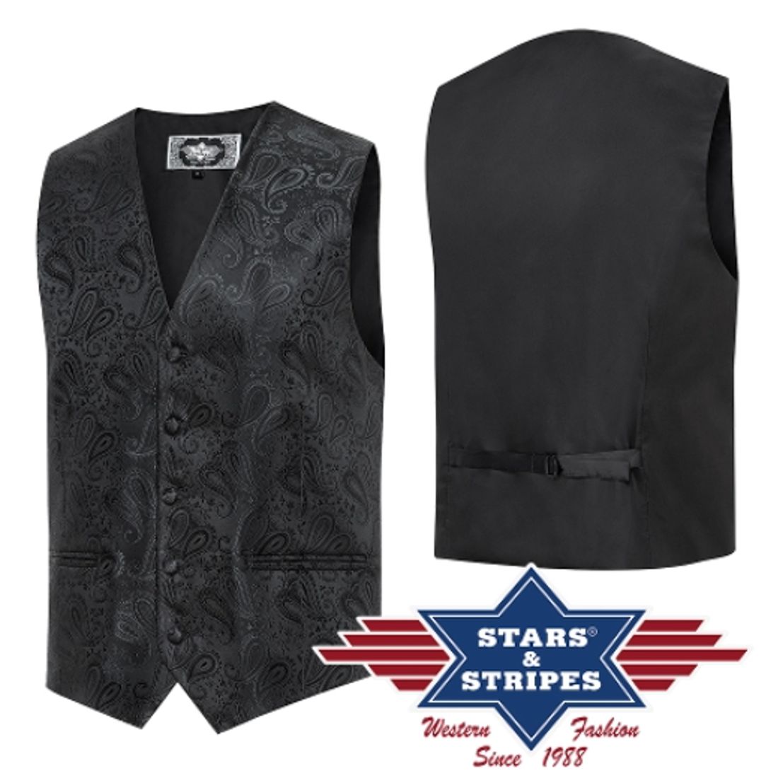 Western-Weste von Stars & Stripes - Lincoln