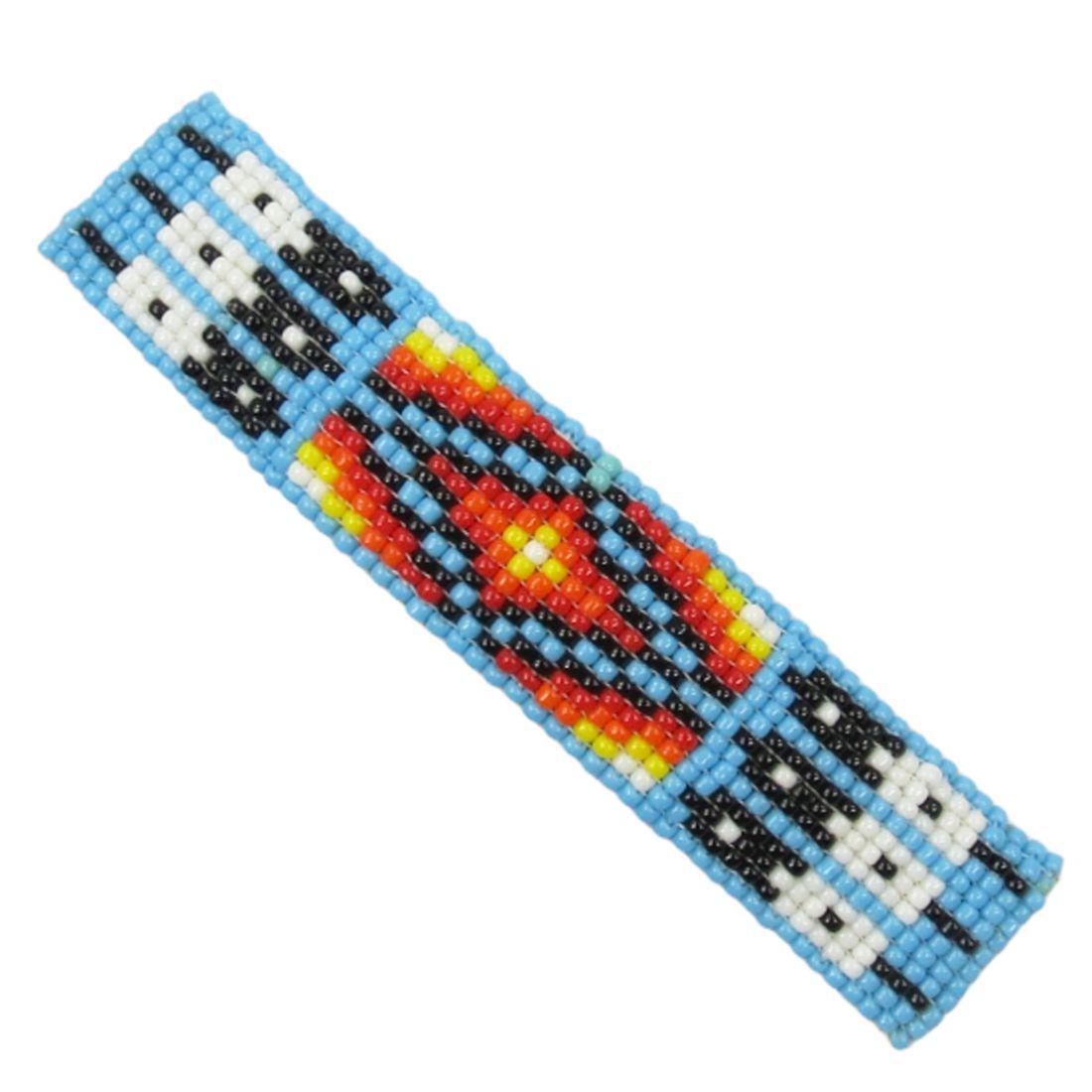 Glasperlen-Haarspange - Large Navajo Beadwork I