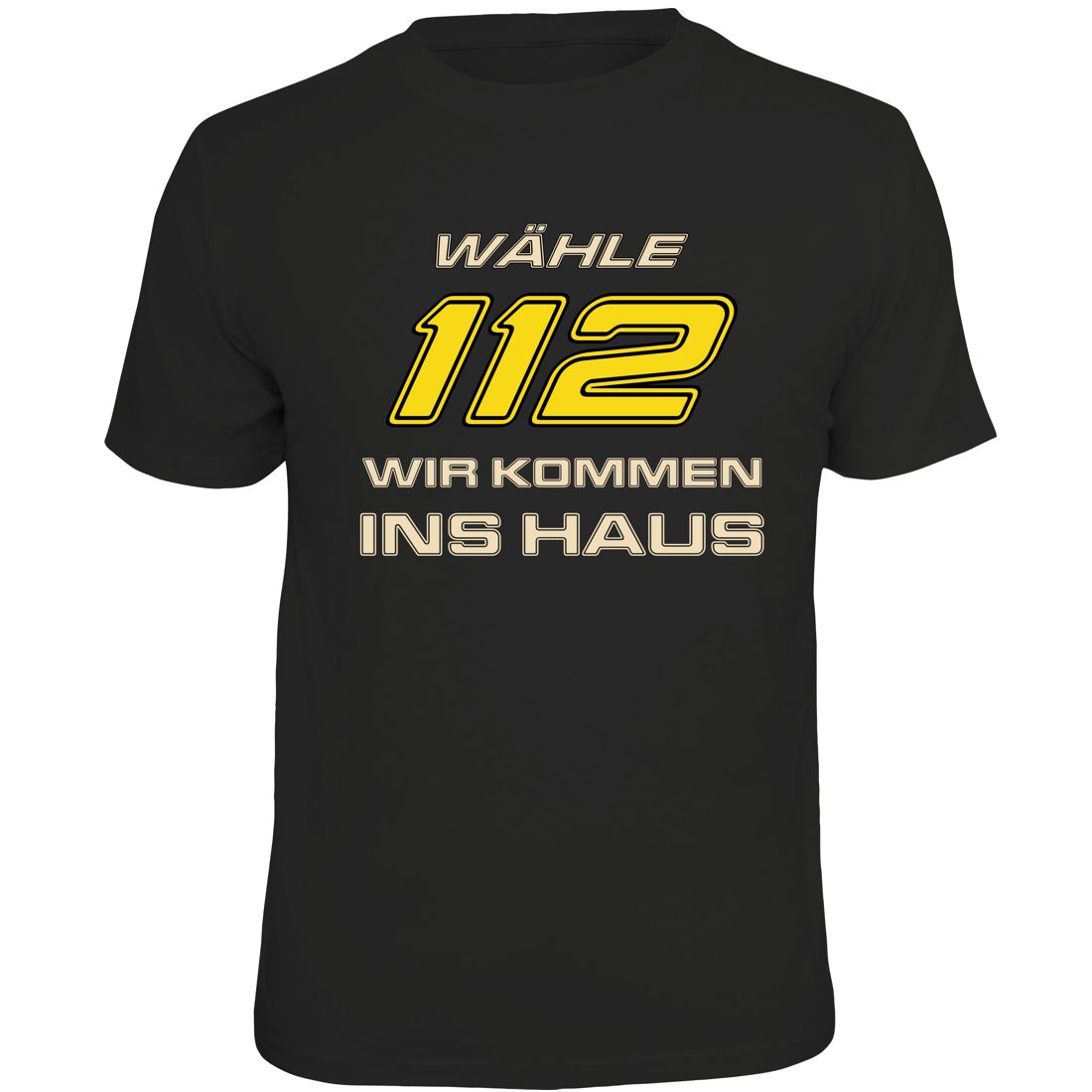 Fun T-Shirt - Feuerwehr - Wähle 112