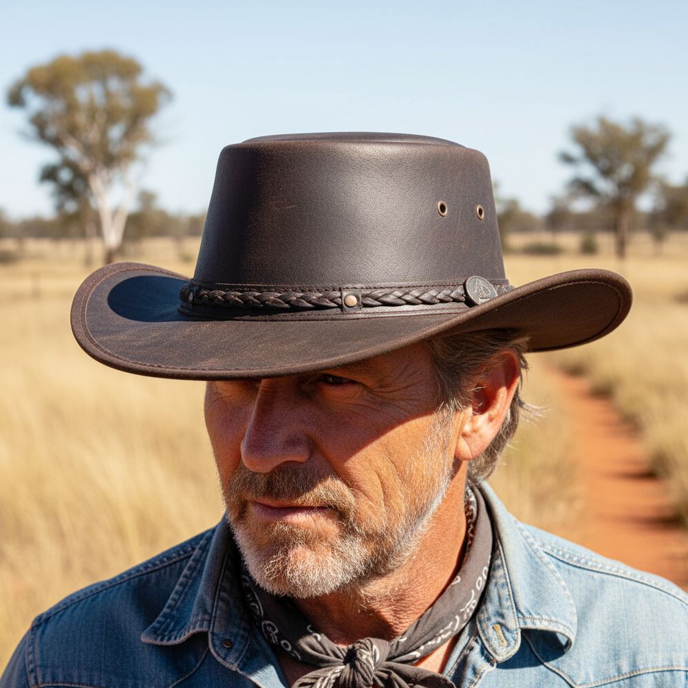 Scippis Western Lederhut - Springbrook, Braun