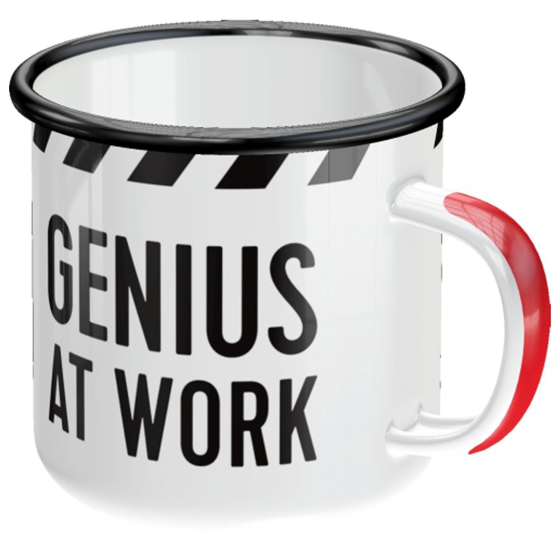 Emaille-Becher - Hot Fifties - Genius At Work