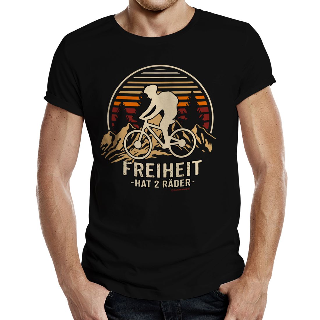 T-Shirt - Freiheit hat 2 Räder