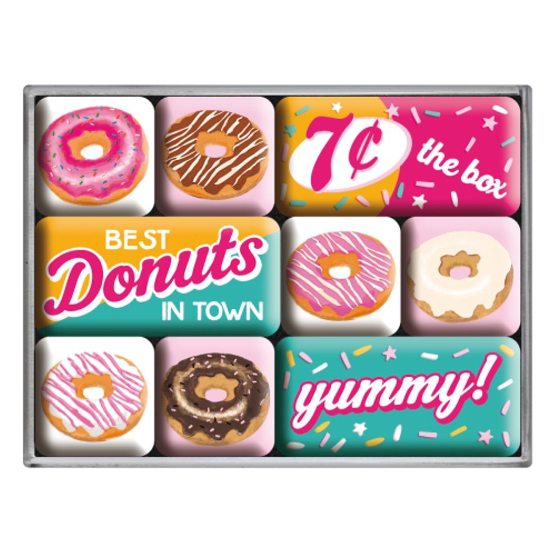 Magnet-Sparset - Hot Fifties - Donuts