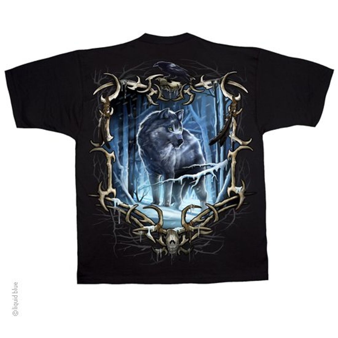 Liquid Blue T-Shirt - Wolf Run