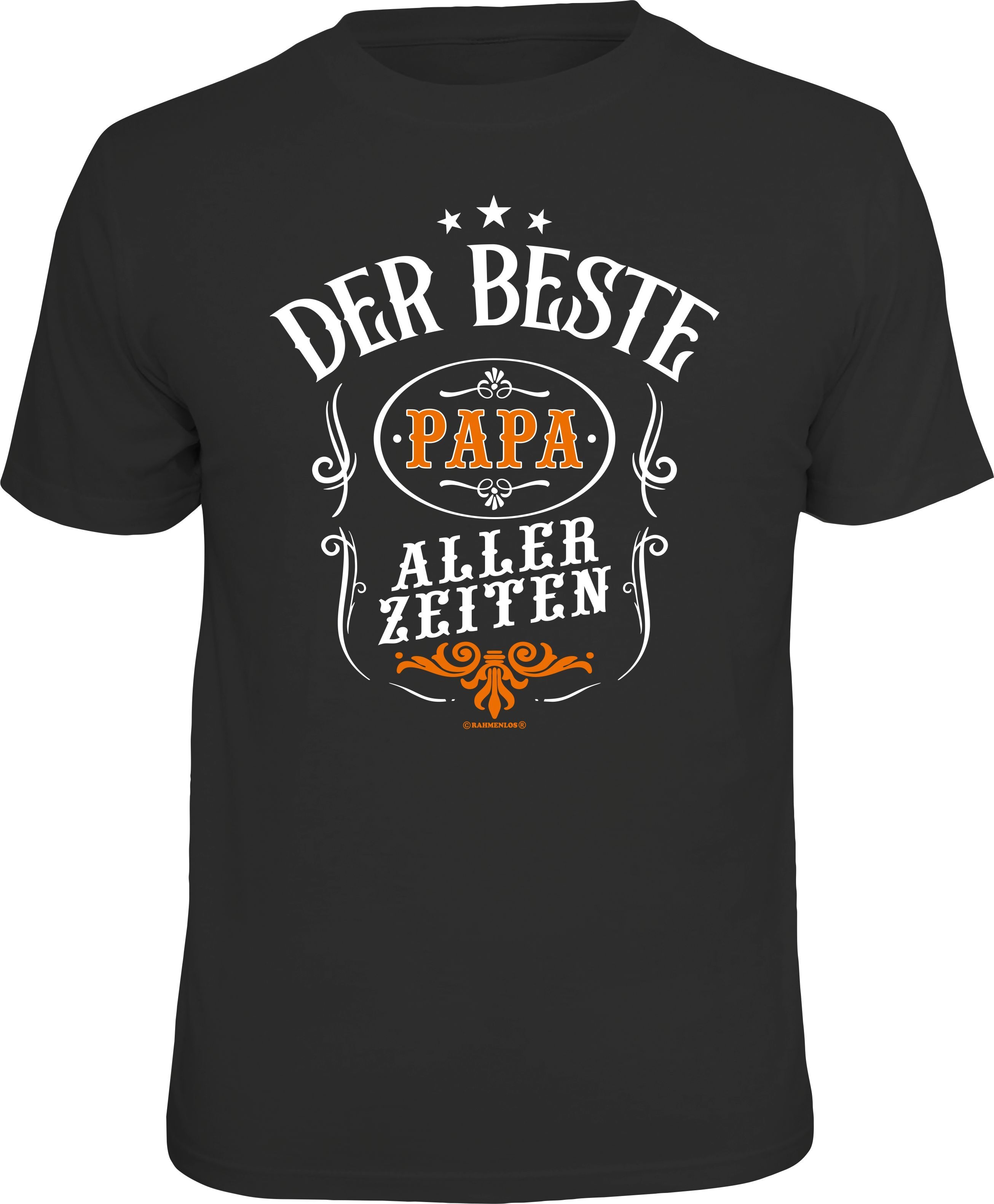 Fun T-Shirt - Der beste Papa aller Zeiten