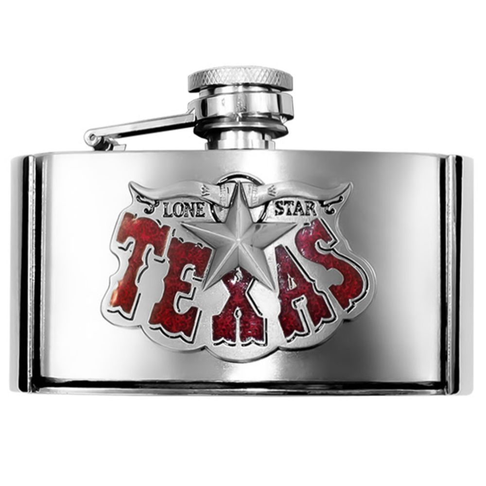 Flachmann / Gürtelschnalle - Texas Lone Star