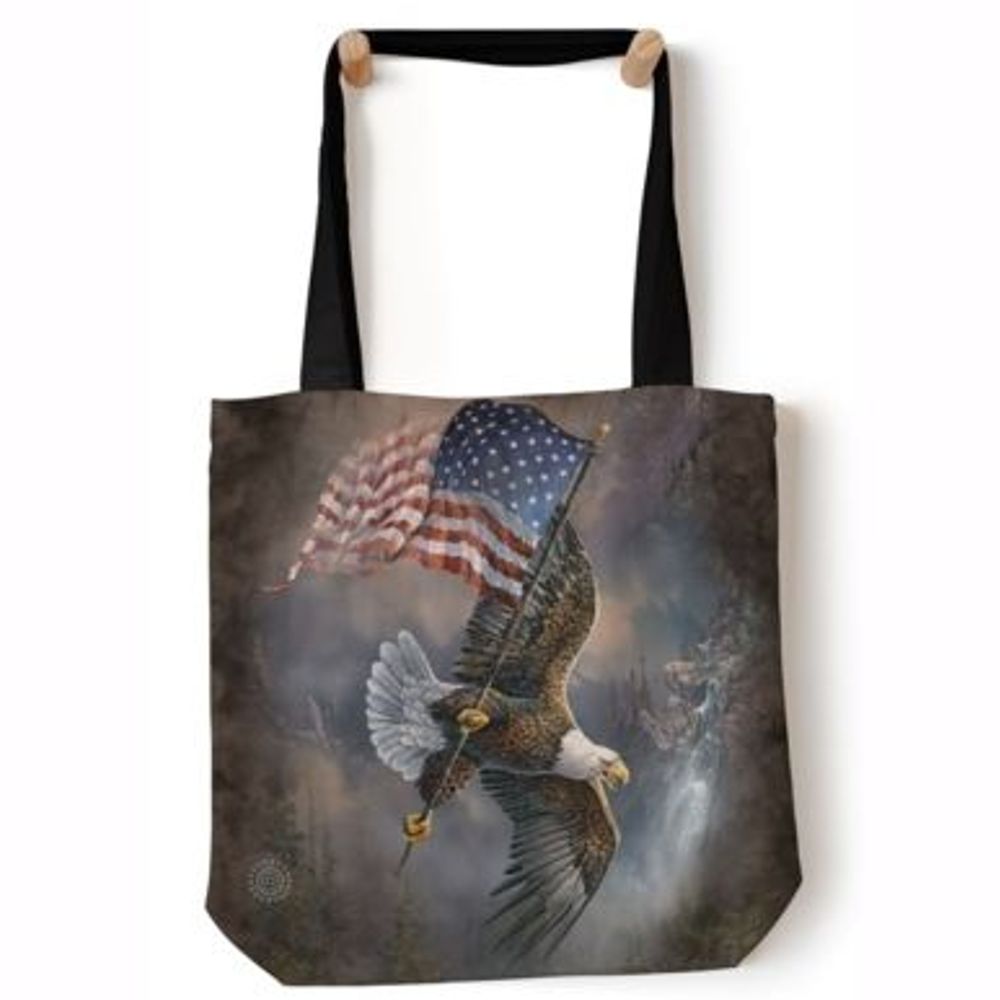 Tragetasche von The Mountain - Flag Bearing Eagle
