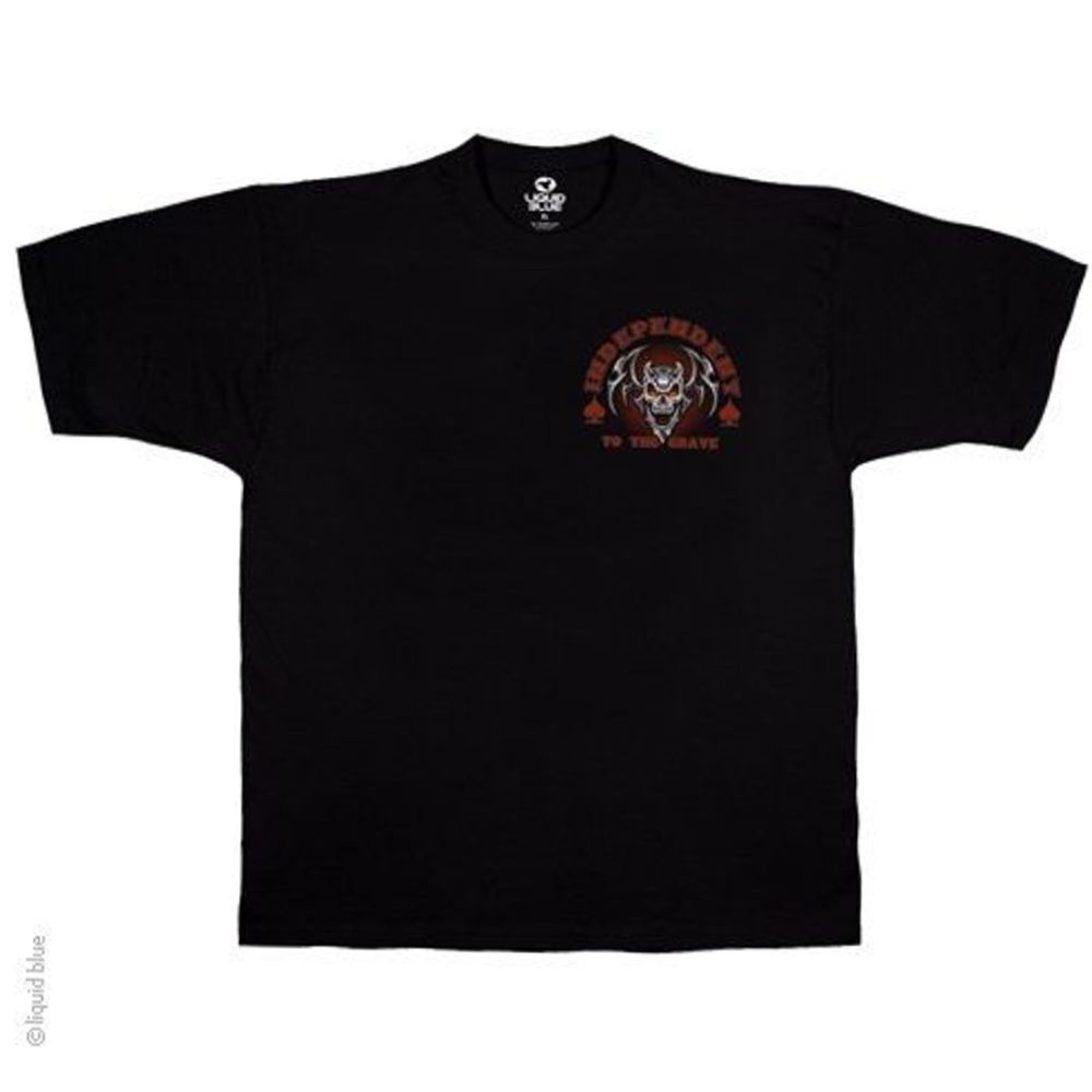 Liquid Blue T-Shirt - Biker - Heaven & Hell