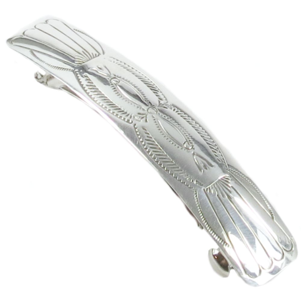 Indianerschmuck XXL Haarspange aus Sterling Silber - Enchanting Silver Ornament