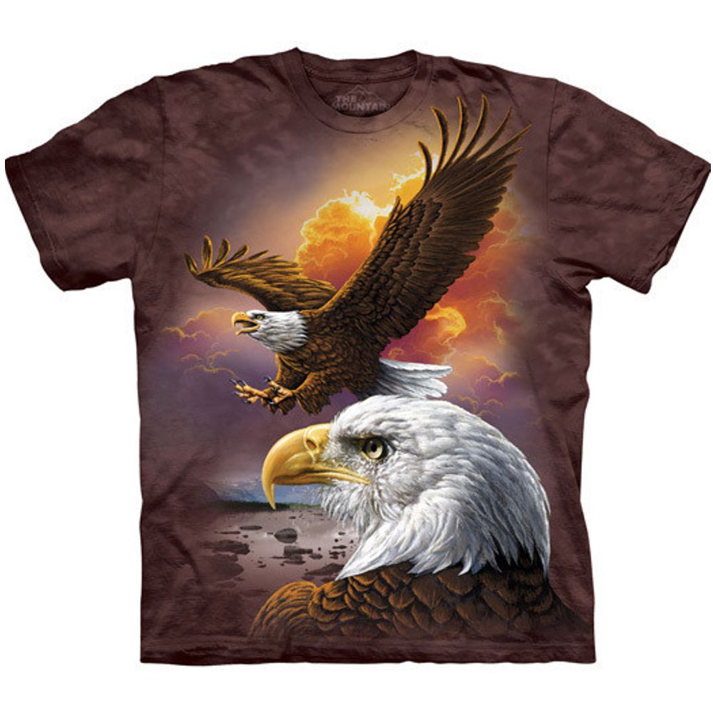 The Mountain T-Shirt - Eagle & Clouds