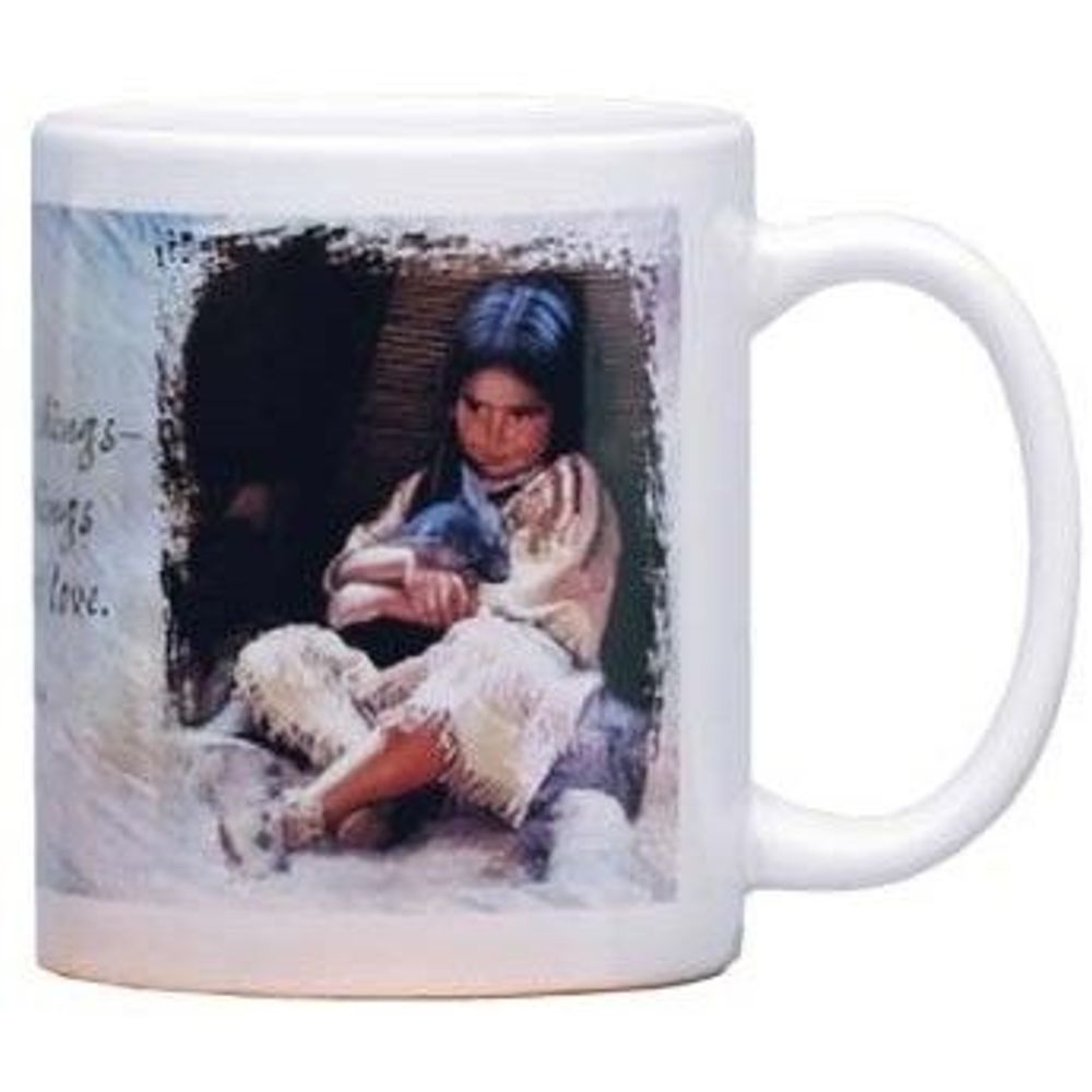 Tasse mit Indianermotiv - Great Love