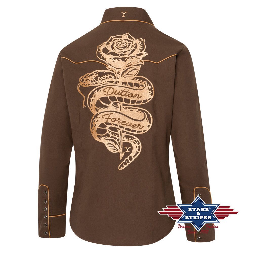 Westernbluse - Yellowstone Collection - Dutton Forever
