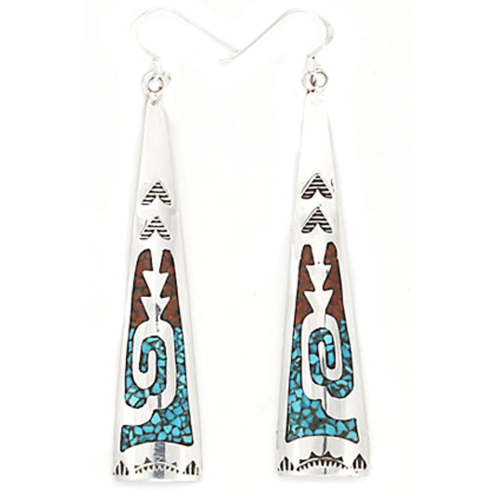 Ohrstecker aus Sterling Silber - Traditional Chip Inlay