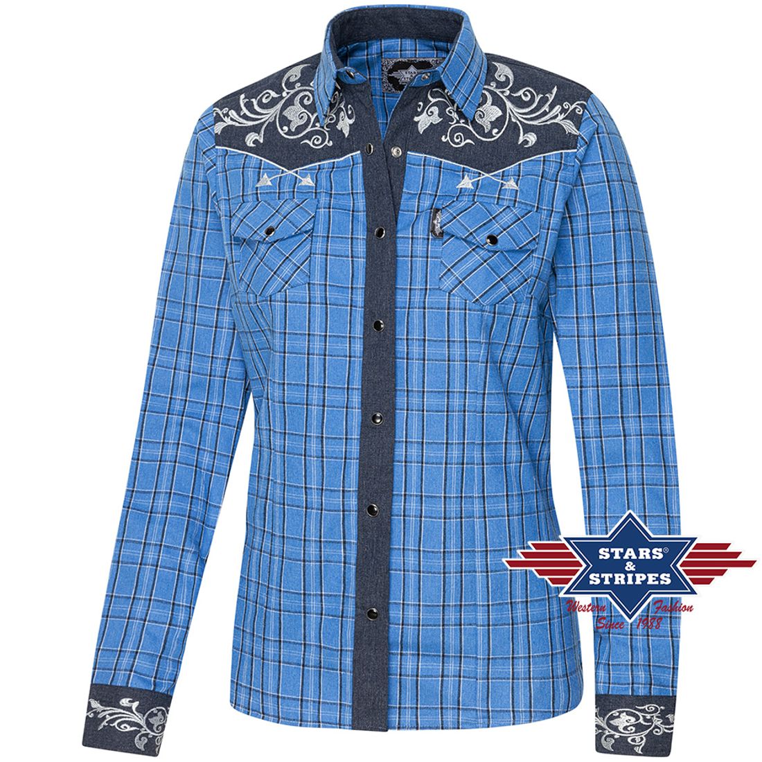 Westernbluse - Laura