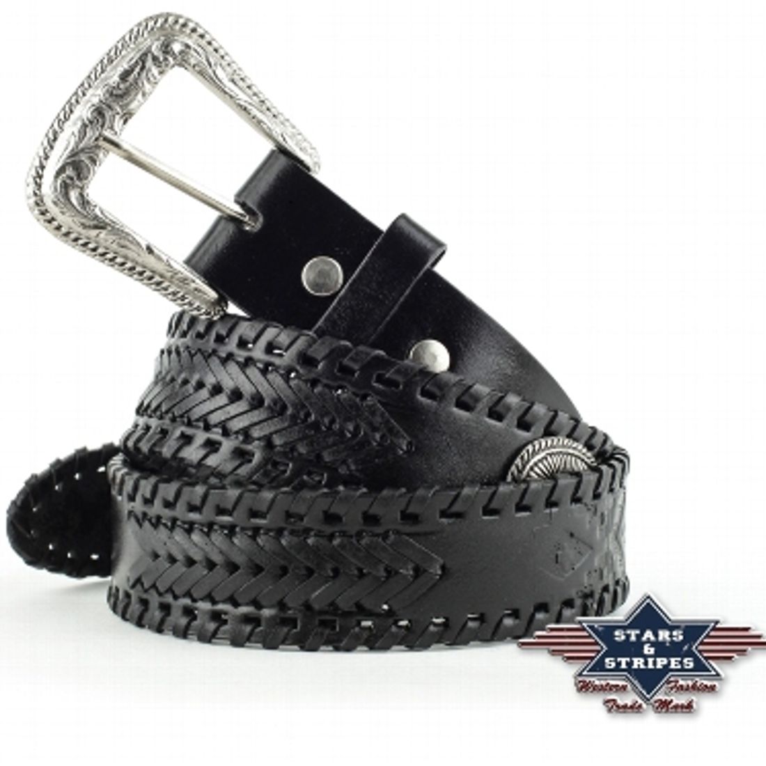 Ledergürtel - Western Belt VI