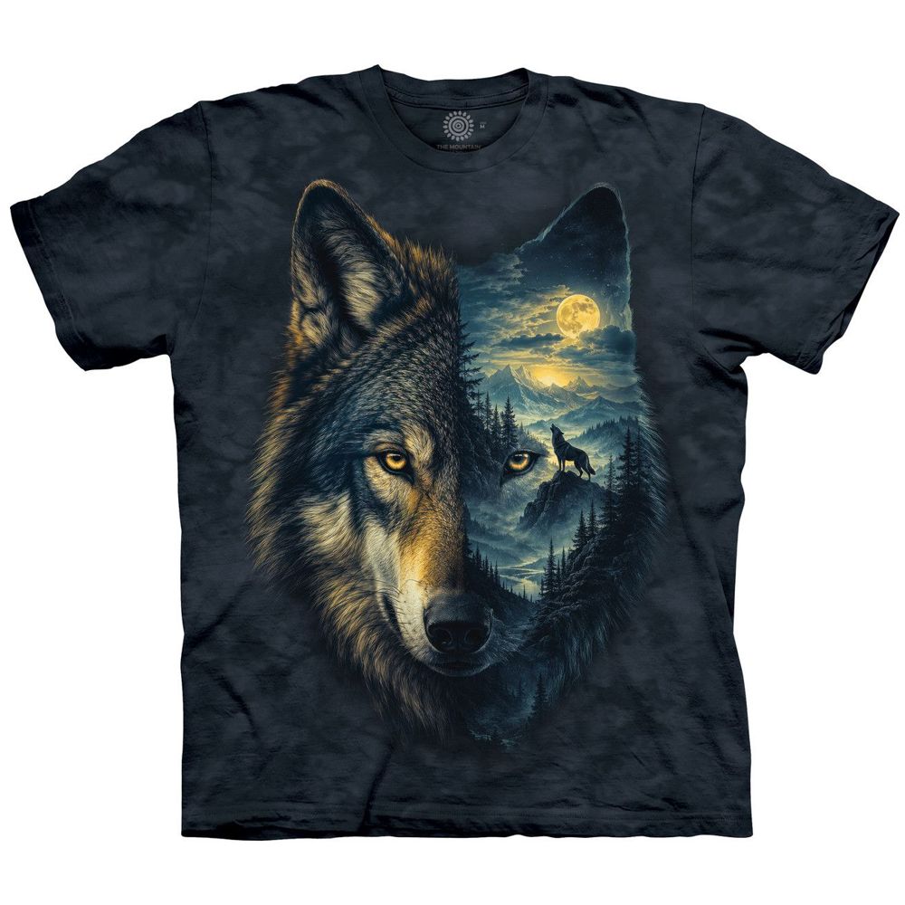 The Mountain T-Shirt -  Spirit Scape Wolf