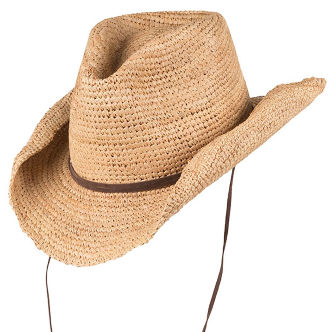 Scippis Western-Strohhut mit Kinnriemen - Indy