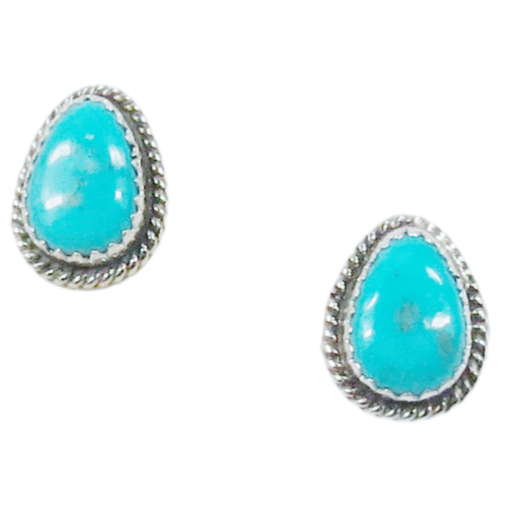 Mini-Ohrstecker aus Sterling Silber - Byron's Kingman Post Earrings II