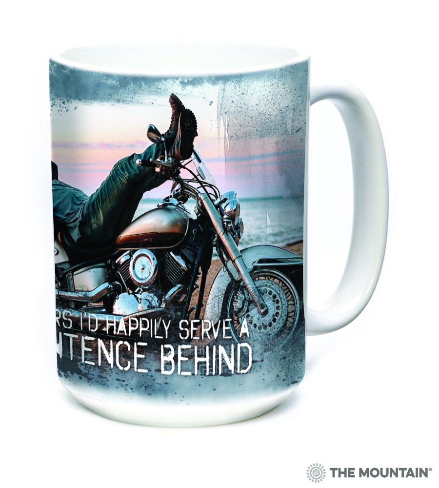 XXL-Tasse von The Mountain - Biker For Life