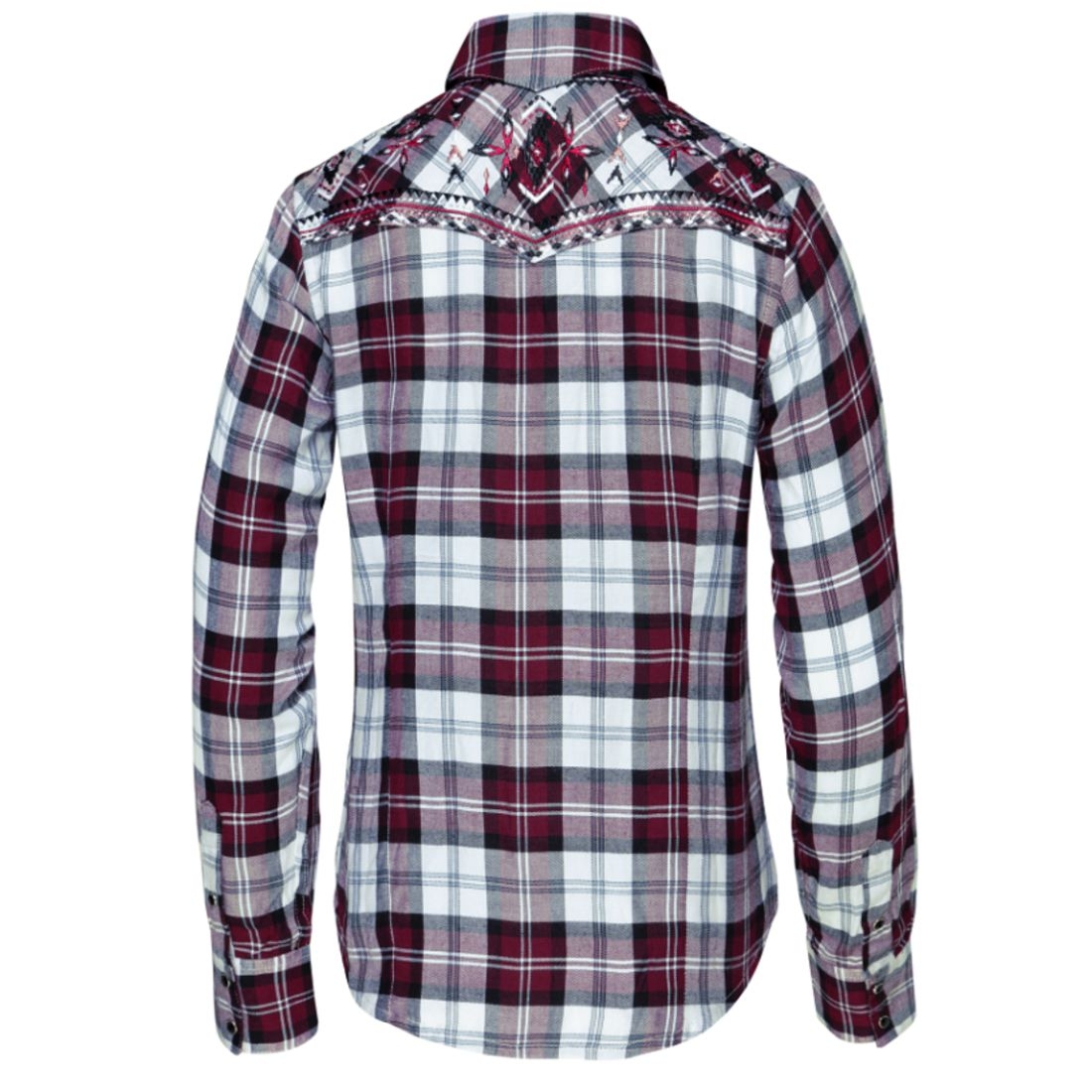 Pasadena Westernbluse Rückenansicht. Von Stars & Stripes