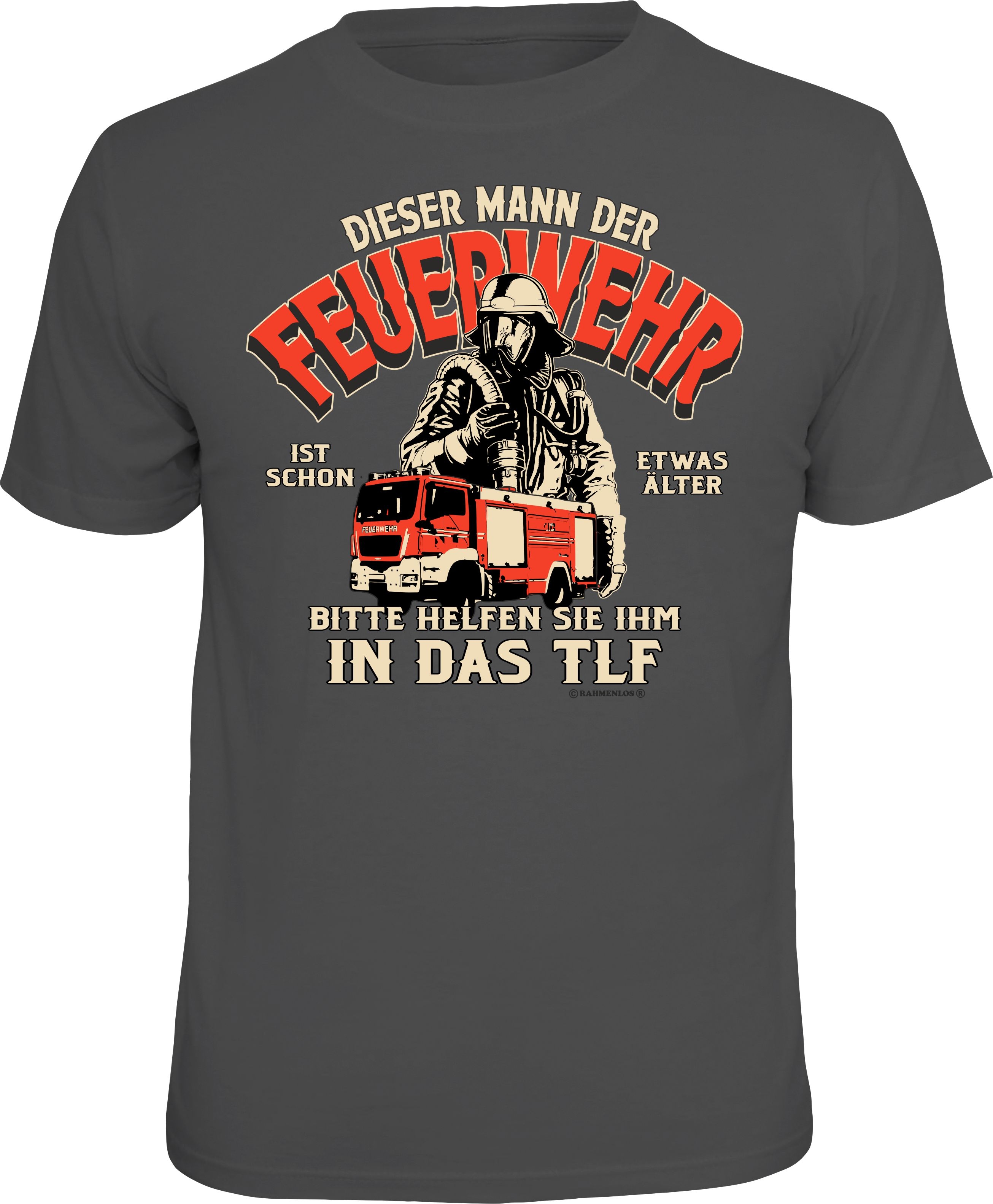 Fun T-Shirt - Feuerwehr - Dieser Mann der Feuerwehr ist schon etwas älter!