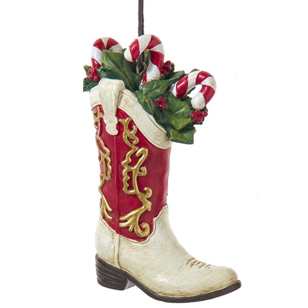 Weihnachtsschmuck - Xmas Boots, Weiß