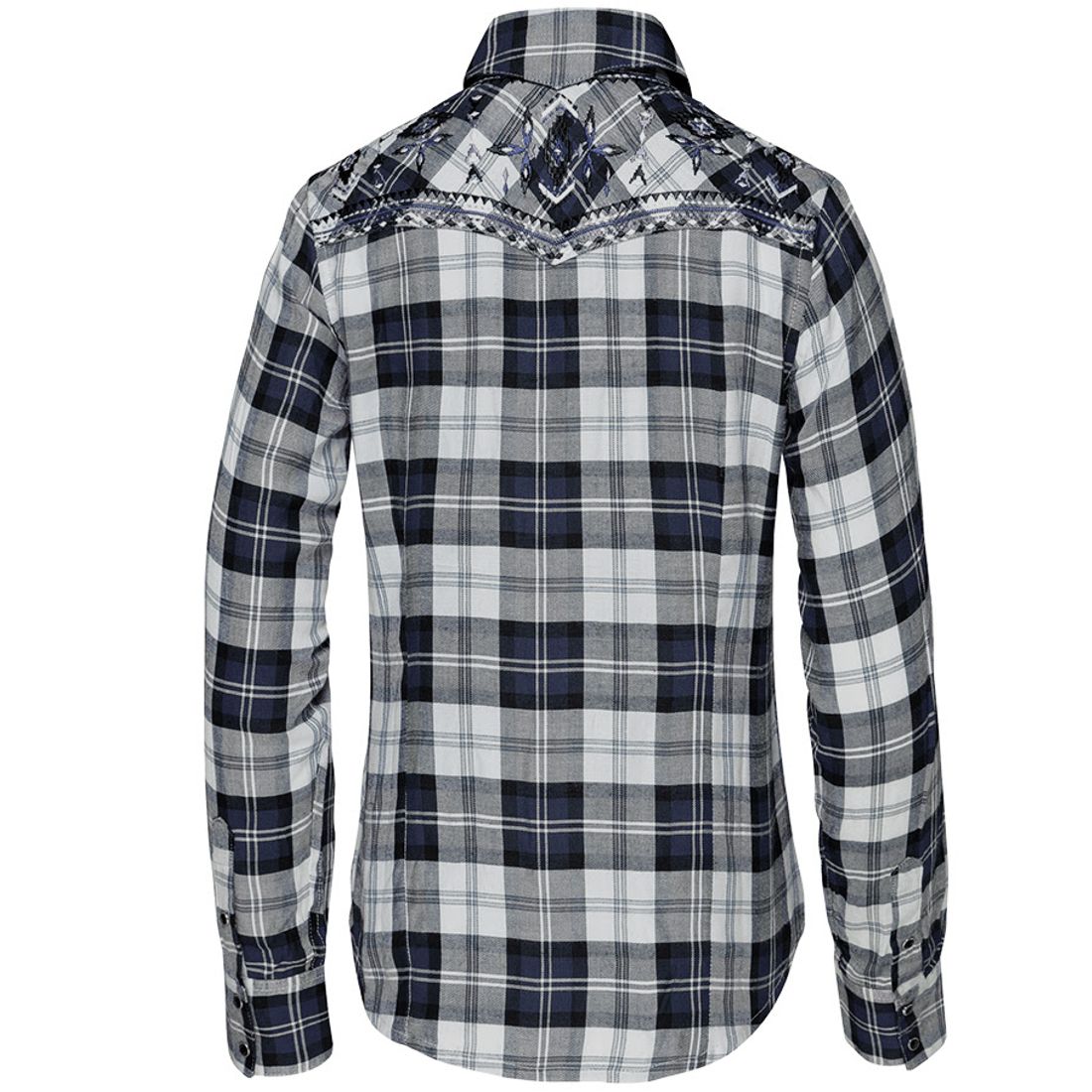 Westernbluse - Pasadena, Blau