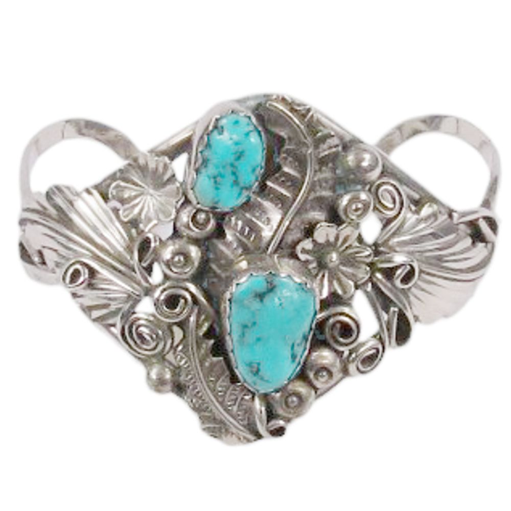 Indianerschmuck Armspange aus Sterling Silber - Pawn Schmuck - Sleeping Beauty