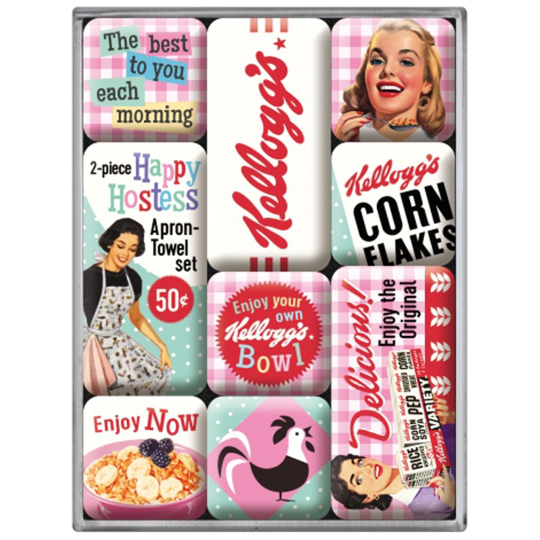 Magnet-Sparset - Hot Fifties - Happy Hostess Cornflakes