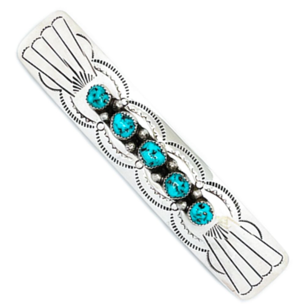 Indianerschmuck Türkis Haarspange