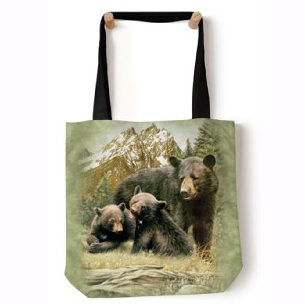 Tragetasche von The Mountain - Black Bear Family