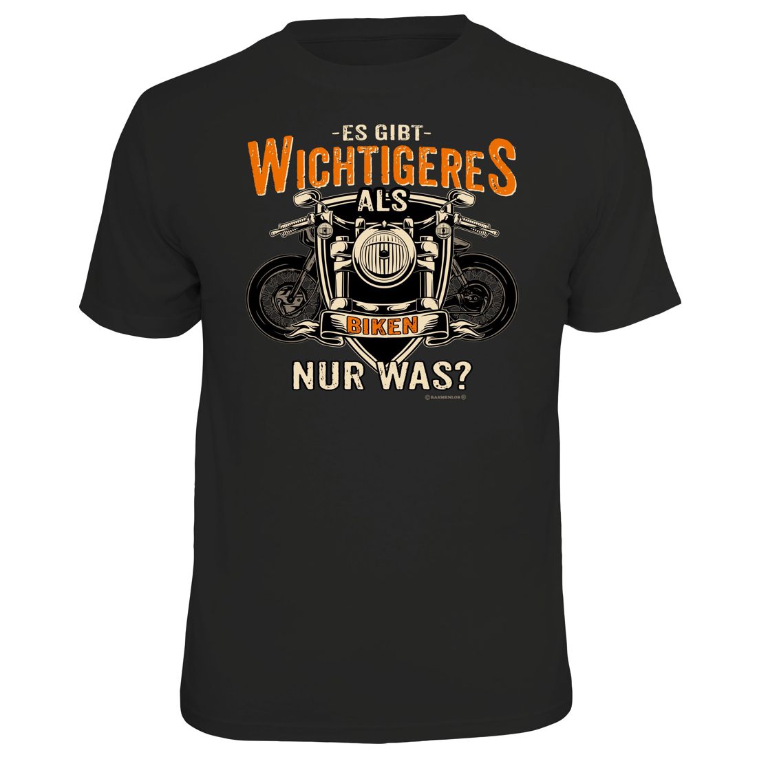 T-Shirt - Biker - Wichtigeres als Biken