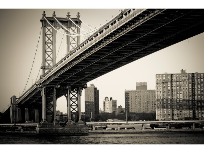 Fototapete - Manhattan Brücke, New York