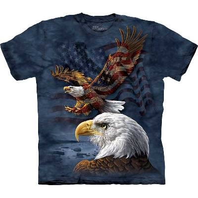 The Mountain T-Shirt - Eagle Flag Collage 