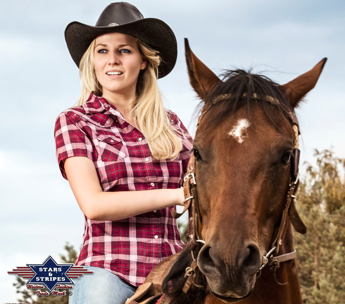 Westernbluse von Stars & Stripes - Doreen